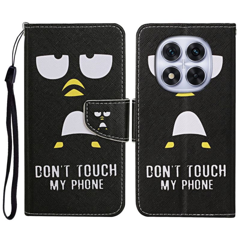 Flip Cover Xiaomi Redmi Note 14 Pro Plus 5g Pingvinmønster