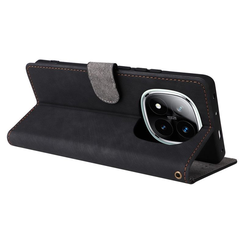 Flip Cover Xiaomi Redmi Note 14 Pro Plus 5g Ruskindsvariant Med Rem