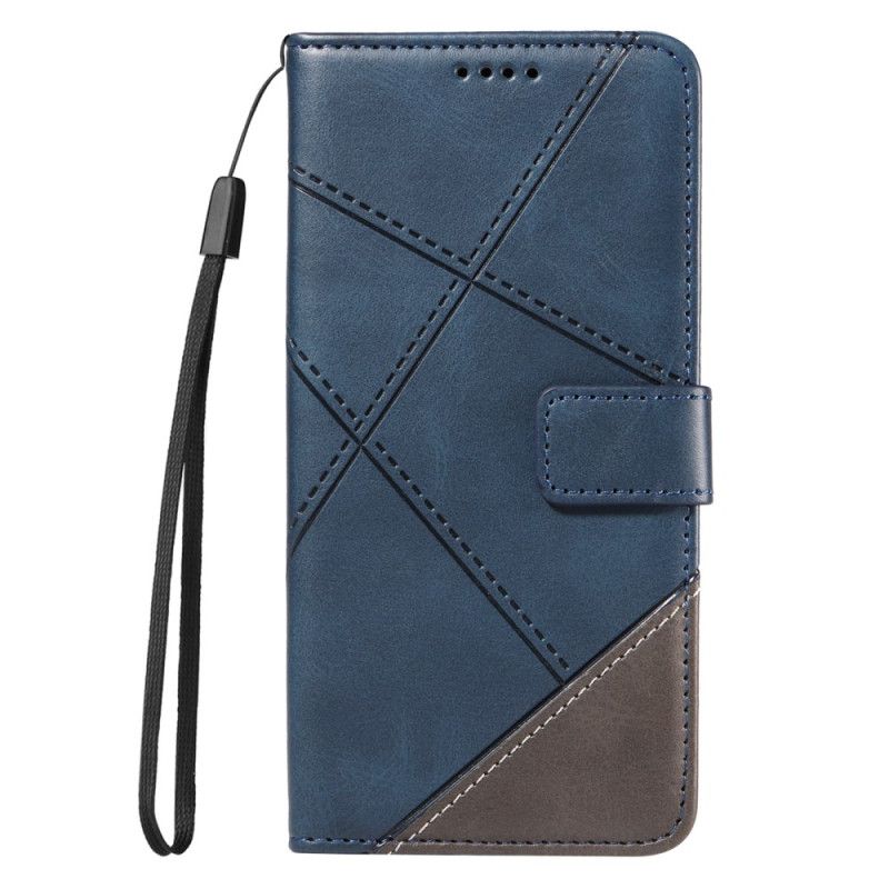 Flip Cover Xiaomi Redmi Note 14 Pro Plus 5g Tofarvet Stribet Strap-on