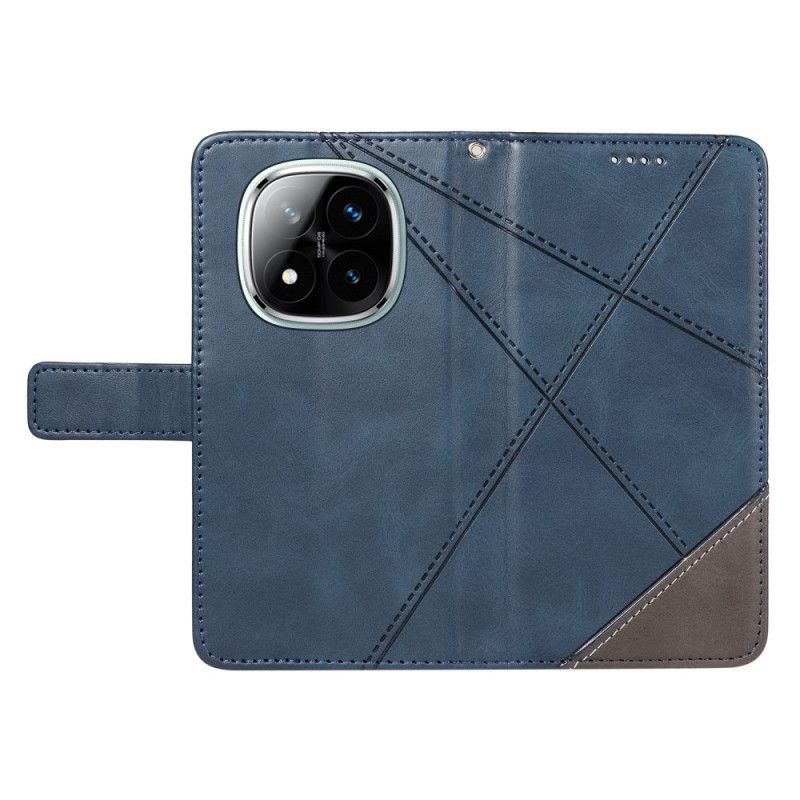 Flip Cover Xiaomi Redmi Note 14 Pro Plus 5g Tofarvet Stribet Strap-on