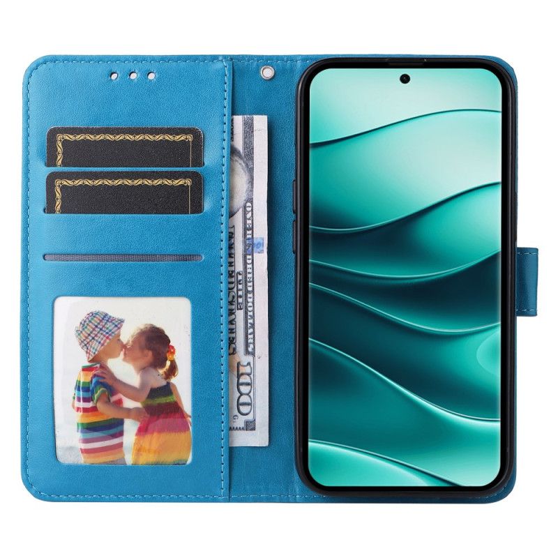Læder Cover Xiaomi Redmi Note 14 Pro Plus 5g Telefon Etui Flamboyant Mandala