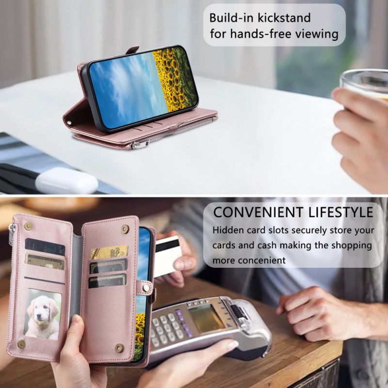 Læder Cover Xiaomi Redmi Note 14 Pro Plus 5g Telefon Etui Pung Og Rem