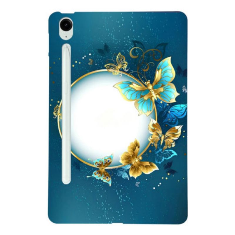 Cover Samsung Galaxy Tab S10 Fe Plus Cirkel Og Sommerfugle