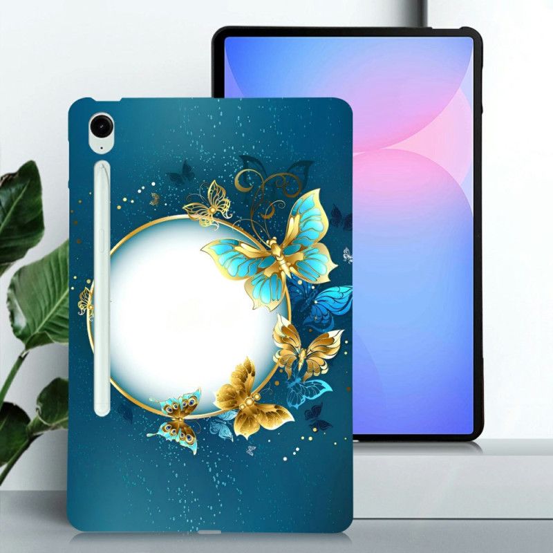 Cover Samsung Galaxy Tab S10 Fe Plus Cirkel Og Sommerfugle