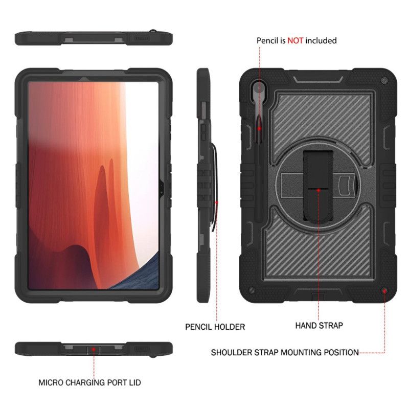 Cover Samsung Galaxy Tab S10 Fe Plus Stativ Og Skulderrem