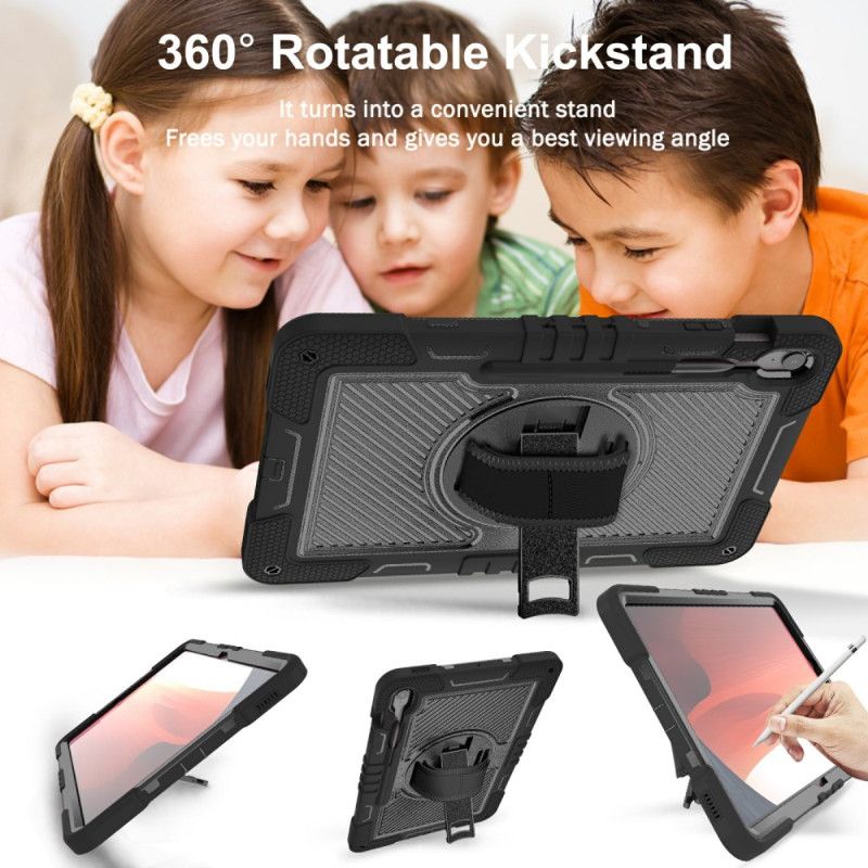 Cover Samsung Galaxy Tab S10 Fe Plus Stativ Og Skulderrem