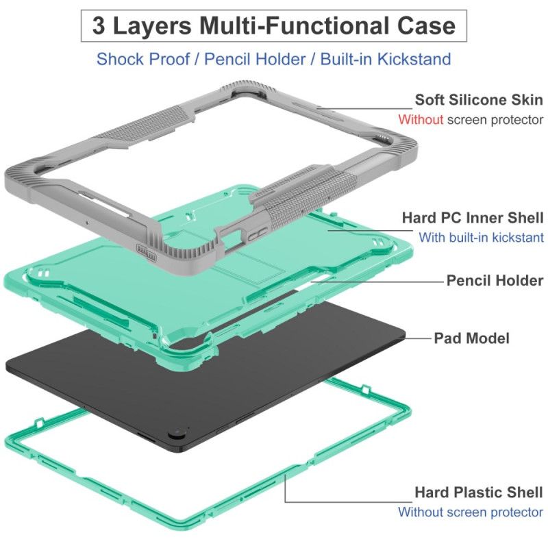 Cover Samsung Galaxy Tab S10 Fe Plus Telefon Etui Sammenklappelig Stativ