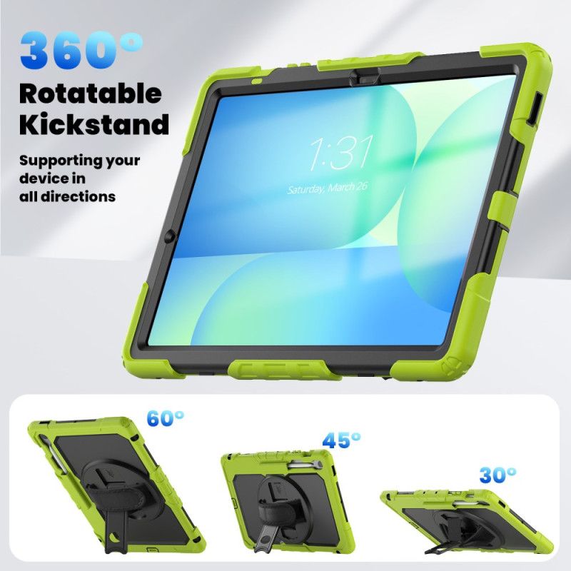 Cover Samsung Galaxy Tab S10 Fe Plus Ultra-resistent Med Skulderrem