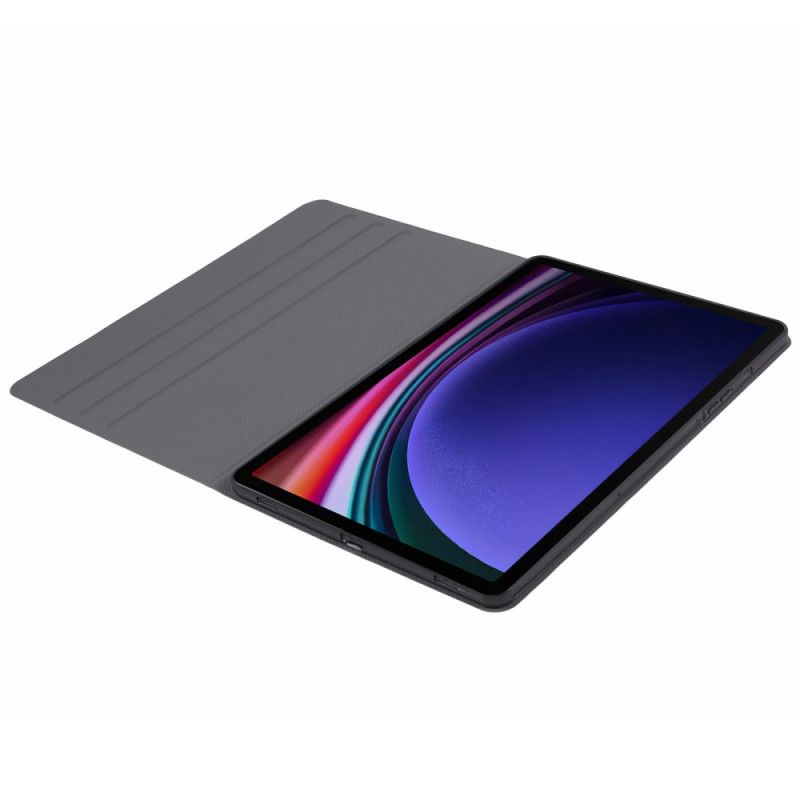 Etui Samsung Galaxy Tab S10 Fe Plus Lædereffekt