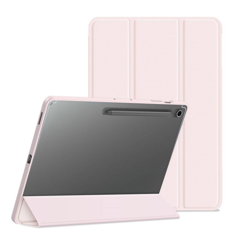 Samsung Galaxy Tab S10 Fe Plus Transparent Bagside Med Tre Paneler