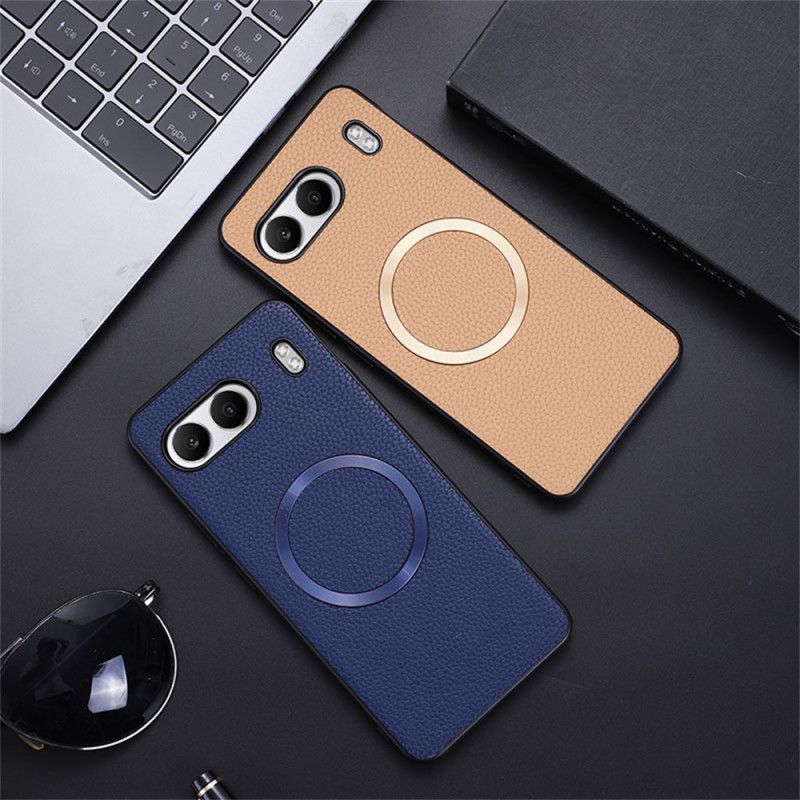 Cover Oneplus Nord 4 Litchi-kunstlæder Kompatibel Med Magsafe