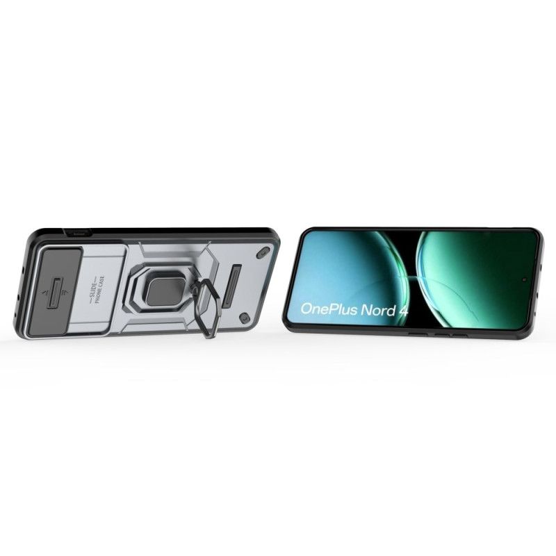 Cover Oneplus Nord 4 Telefon Etui Holdbar Ring Med Linsebeskytter