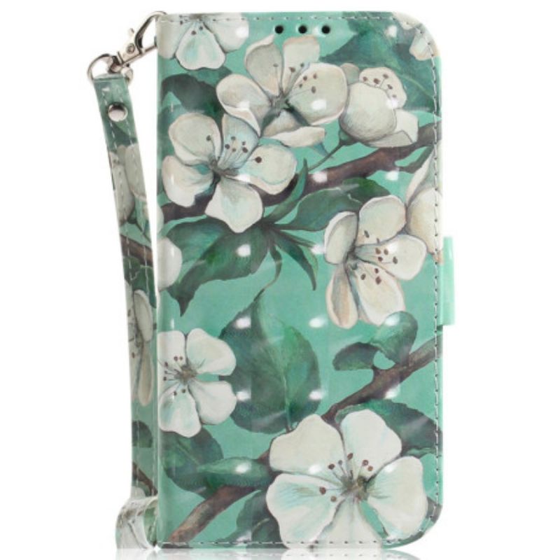 Flip Cover Oneplus Nord 4 Akvarelblomster-snor