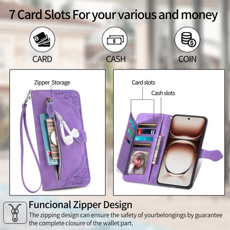 Flip Cover Oneplus Nord 4 Blondemønster