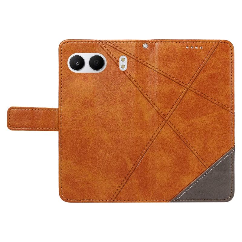 Flip Cover Oneplus Nord 4 Geometrisk Linje