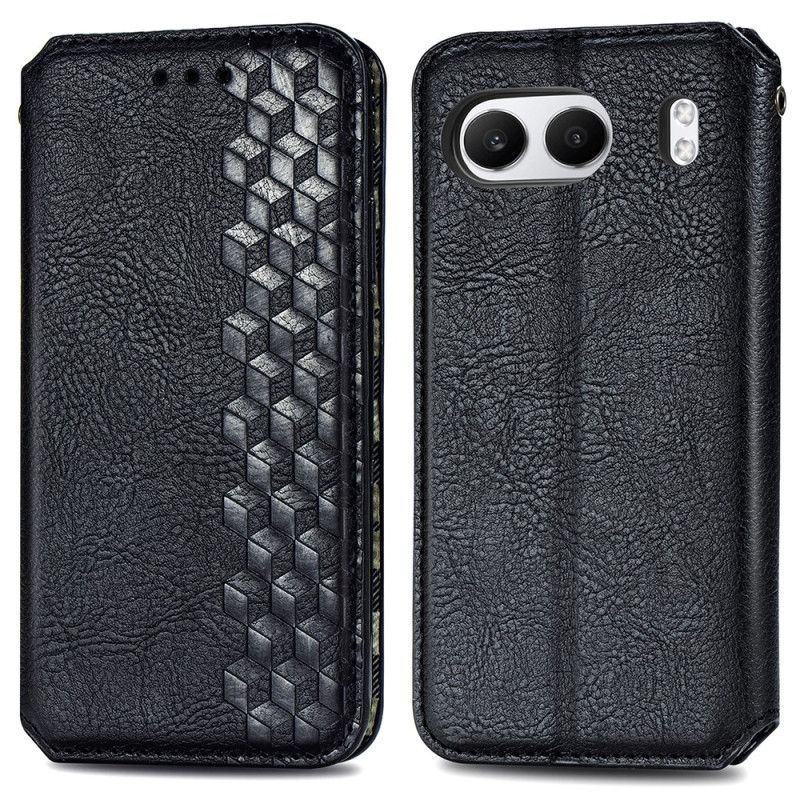 Flip Cover Oneplus Nord 4 Kant Med Ruskindseffekt