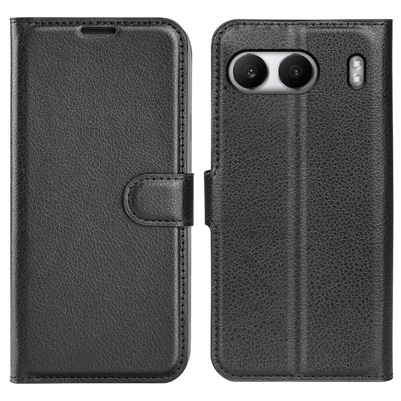 Flip Cover Oneplus Nord 4 Litchi Kunstlæder