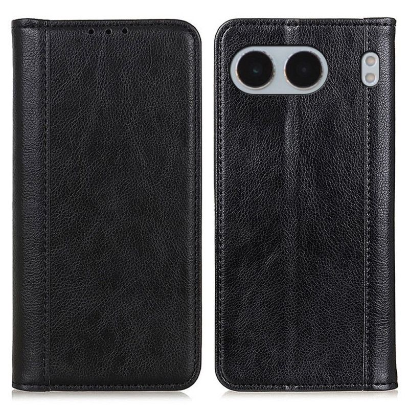 Flip Cover Oneplus Nord 4 Litchi-tekstur