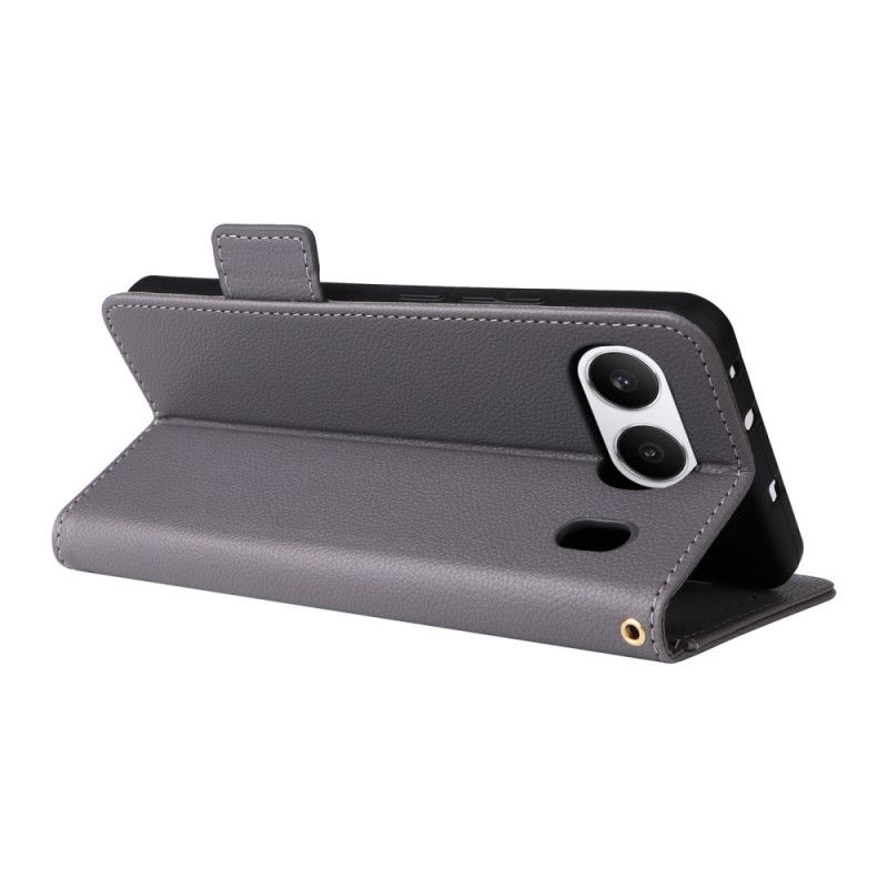 Flip Cover Oneplus Nord 4 Litchi-teksturrem