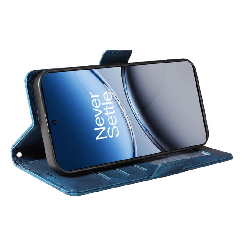 Flip Cover Oneplus Nord 4 Mønster Med Hærdet Glasskærmbeskytter