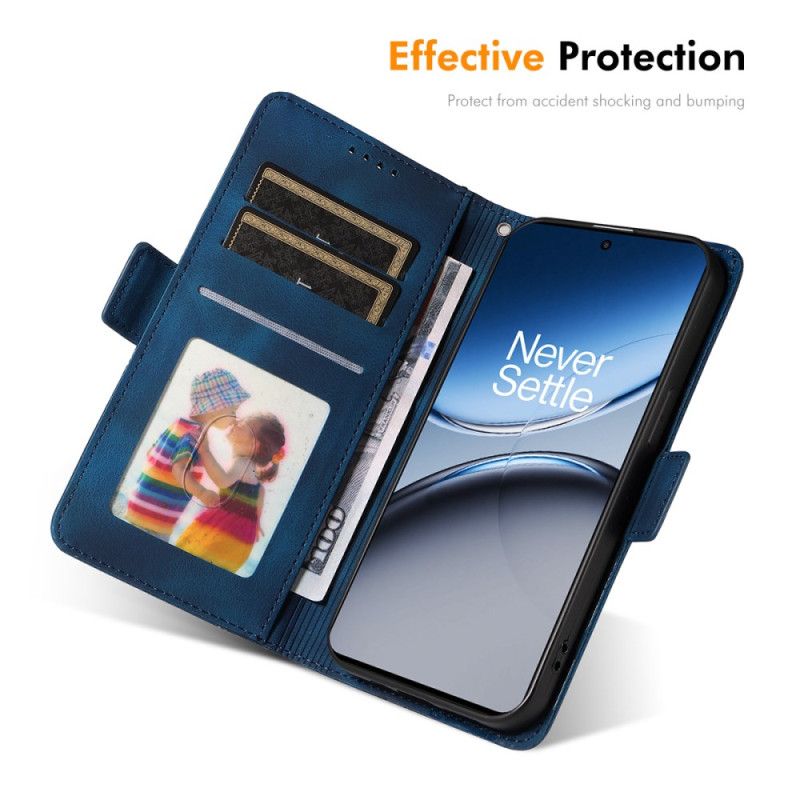 Flip Cover Oneplus Nord 4 Mønster Med Hærdet Glasskærmbeskytter