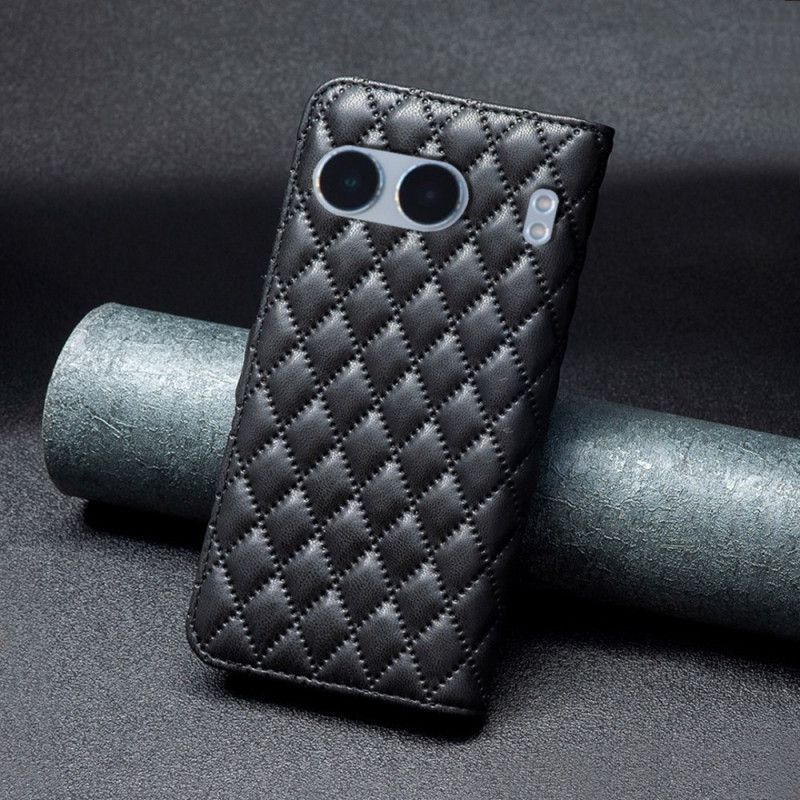 Flip Cover Til Oneplus Nord 4 Quiltet Binfen Color