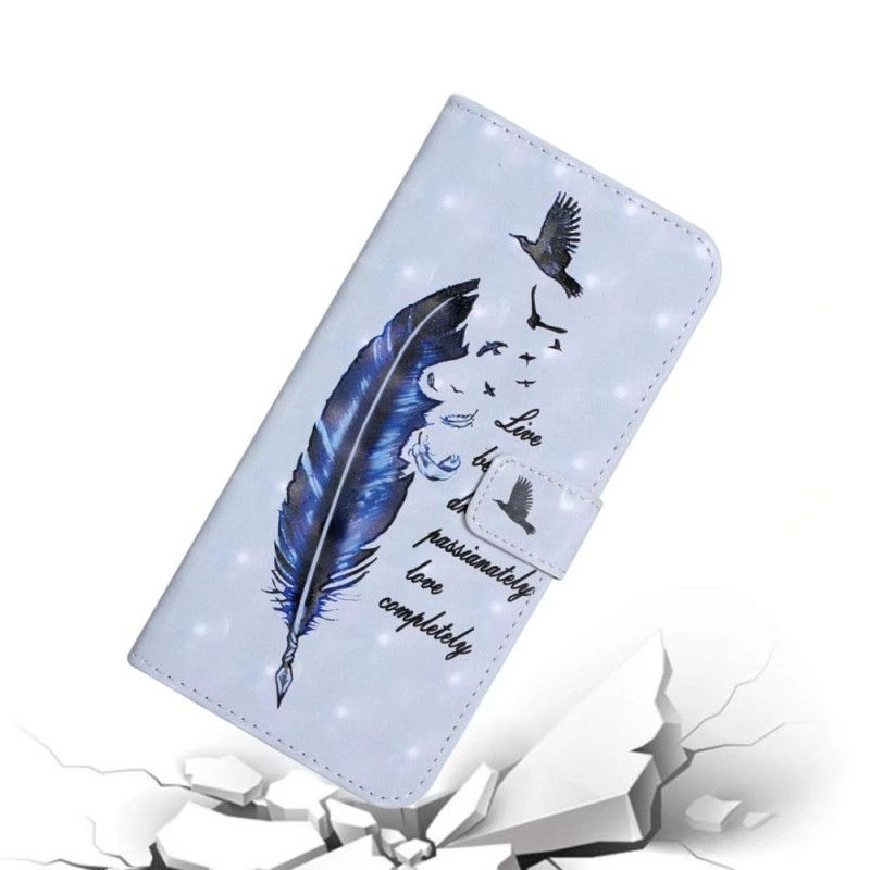 Læder Cover Oneplus Nord 4 Telefon Etui 3d Fjer