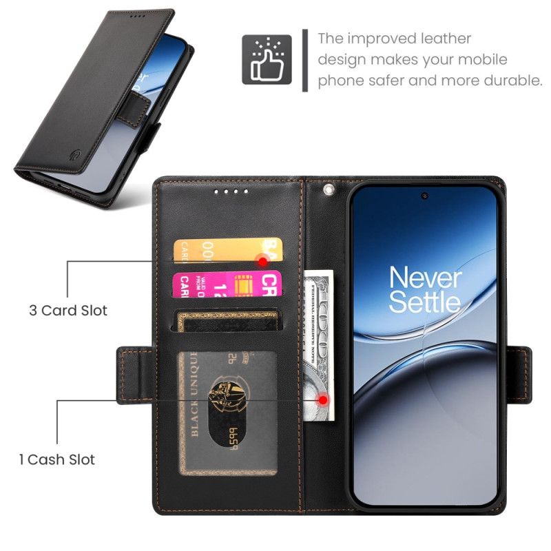 Læder Cover Oneplus Nord 4 Telefon Etui Multifunktionel