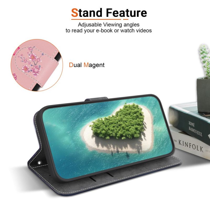 Læder Cover Oneplus Nord 4 Telefon Etui Sakura