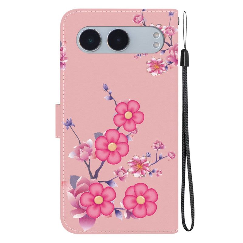 Læder Cover Oneplus Nord 4 Telefon Etui Sakura