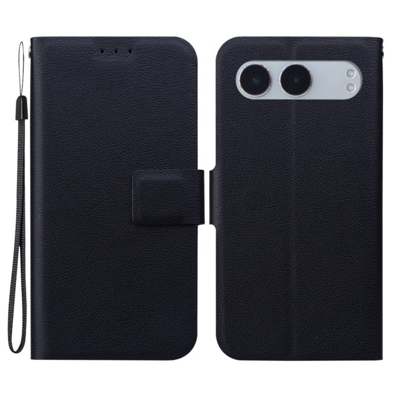 Læder Cover Oneplus Nord 4 Ultratynd Med Rem