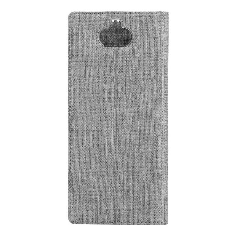Læder Cover Sony Xperia 10 Plus Grå Struktureret Beskyttelse
