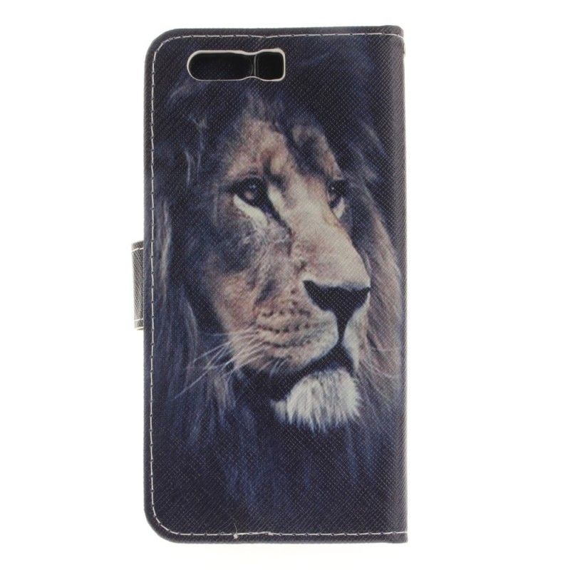 Flip Cover Honor 9 Mobilcover Drømmer Løve