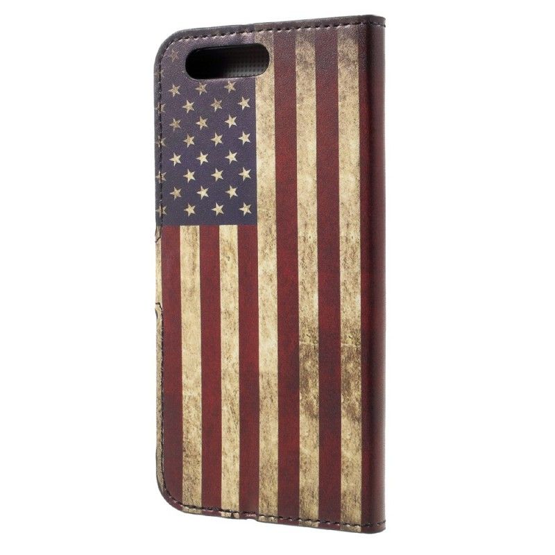 Flip Cover Honor 9 Usa Flag
