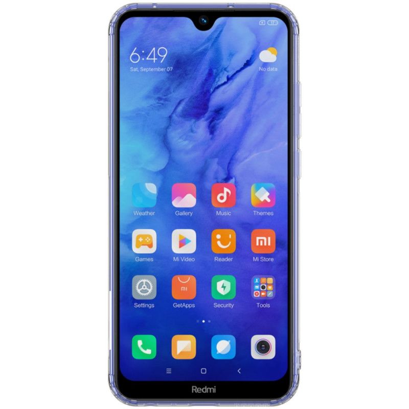 Cover Xiaomi Redmi Note 8T Grå Gennemsigtig Nillkin