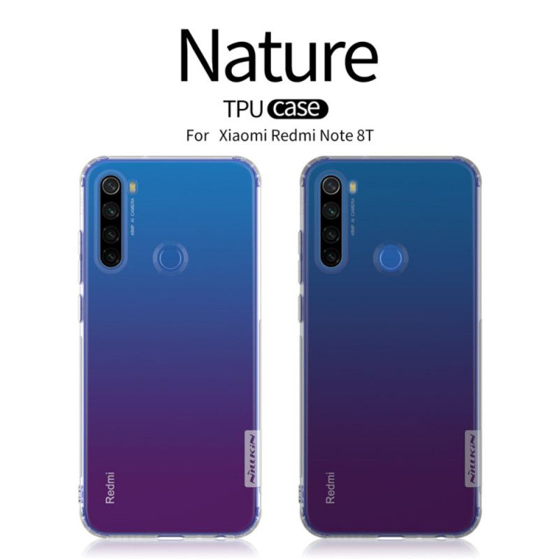 Cover Xiaomi Redmi Note 8T Grå Gennemsigtig Nillkin