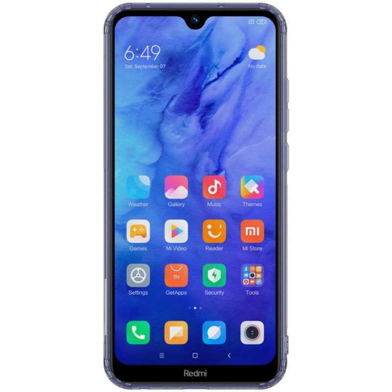 Cover Xiaomi Redmi Note 8T Grå Gennemsigtig Nillkin