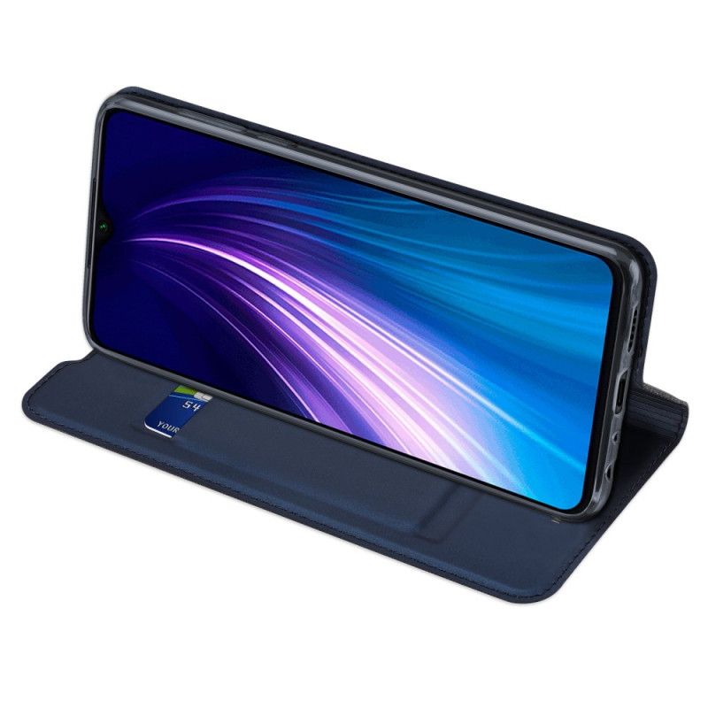 Læder Cover Xiaomi Redmi Note 8T Sort Pro Dux Ducis Hud