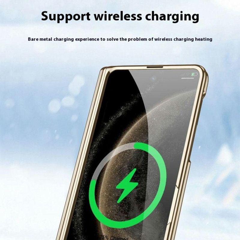 Cover Huawei Mate X6 Transparent Med Hængsel Og Hærdet Glas