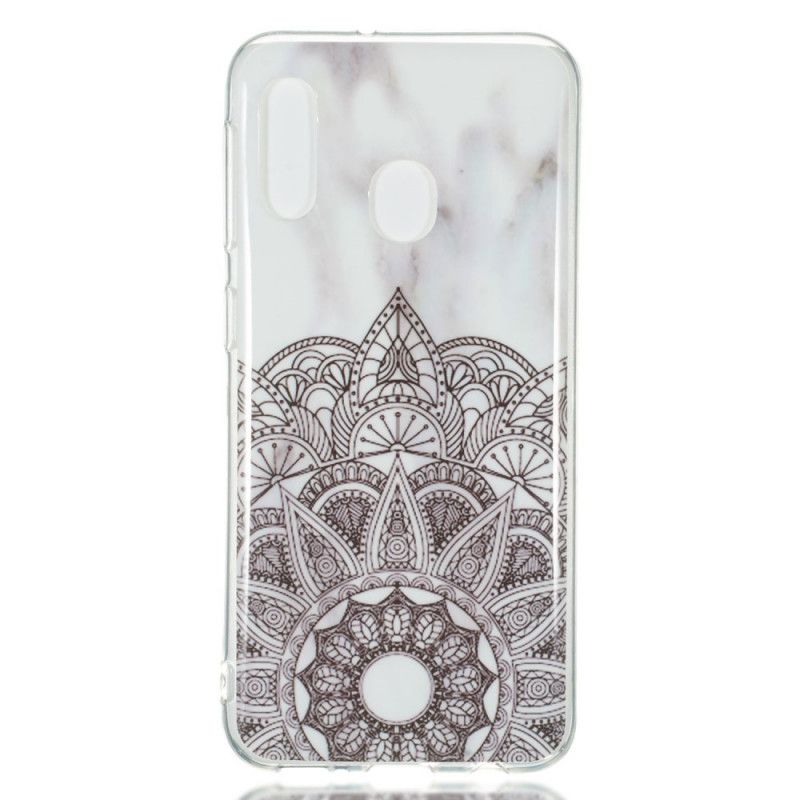 Cover Samsung Galaxy A20e Marmoreret Mandala