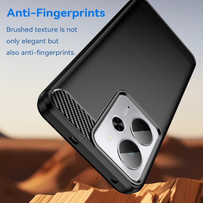 Cover Realme 14t 5g Børstet Kulfiber