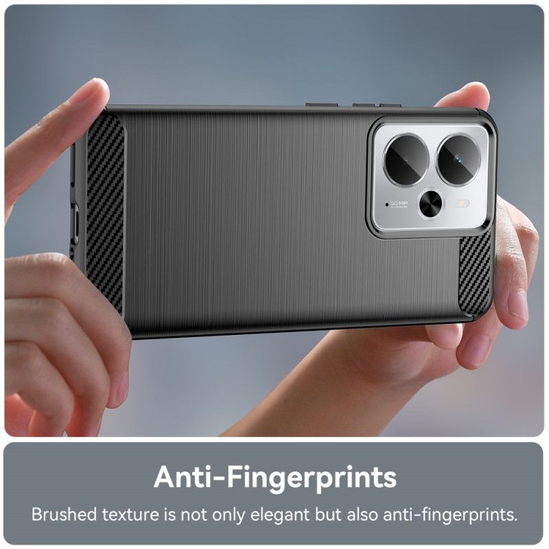 Cover Realme 14t 5g Børstet Kulfiber