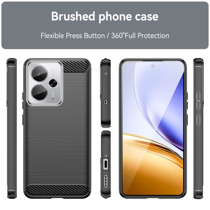 Cover Realme 14t 5g Børstet Kulfiber