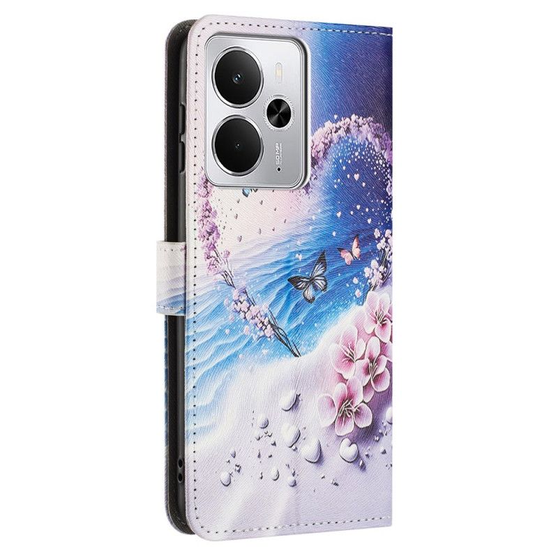 Flip Cover Realme 14t 5g Hjerte