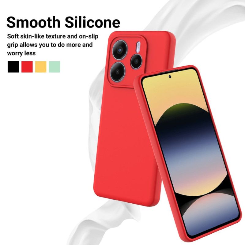 Cover Til Xiaomi Redmi Note 14 5g Flydende Silikone Med Snor