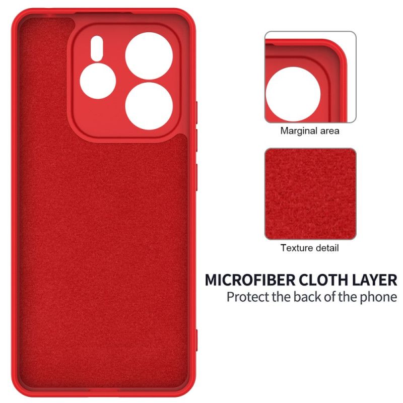 Cover Til Xiaomi Redmi Note 14 5g Flydende Silikone Med Snor