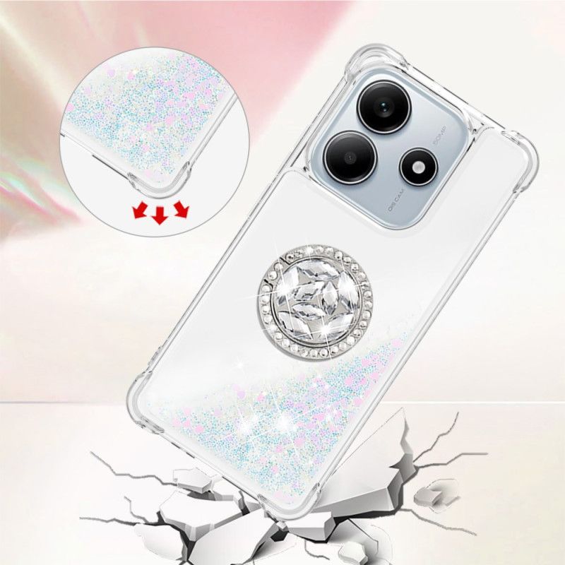Cover Til Xiaomi Redmi Note 14 5g Glitterringholder