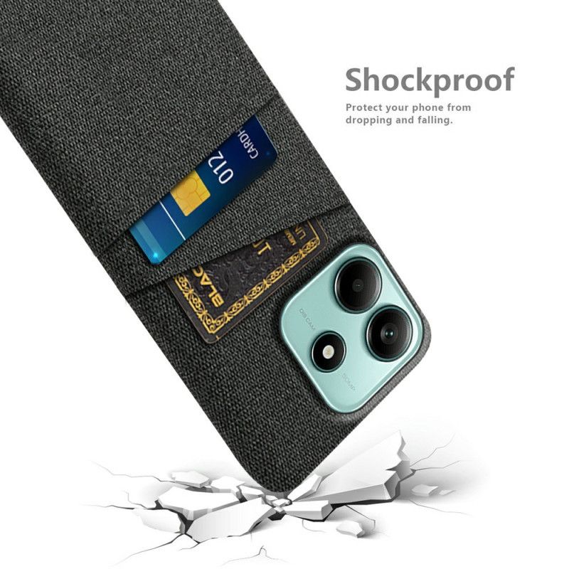 Cover Xiaomi Redmi Note 14 5g Kortholder I Stof