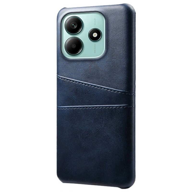 Cover Xiaomi Redmi Note 14 5g Kortholder Med Lædereffekt
