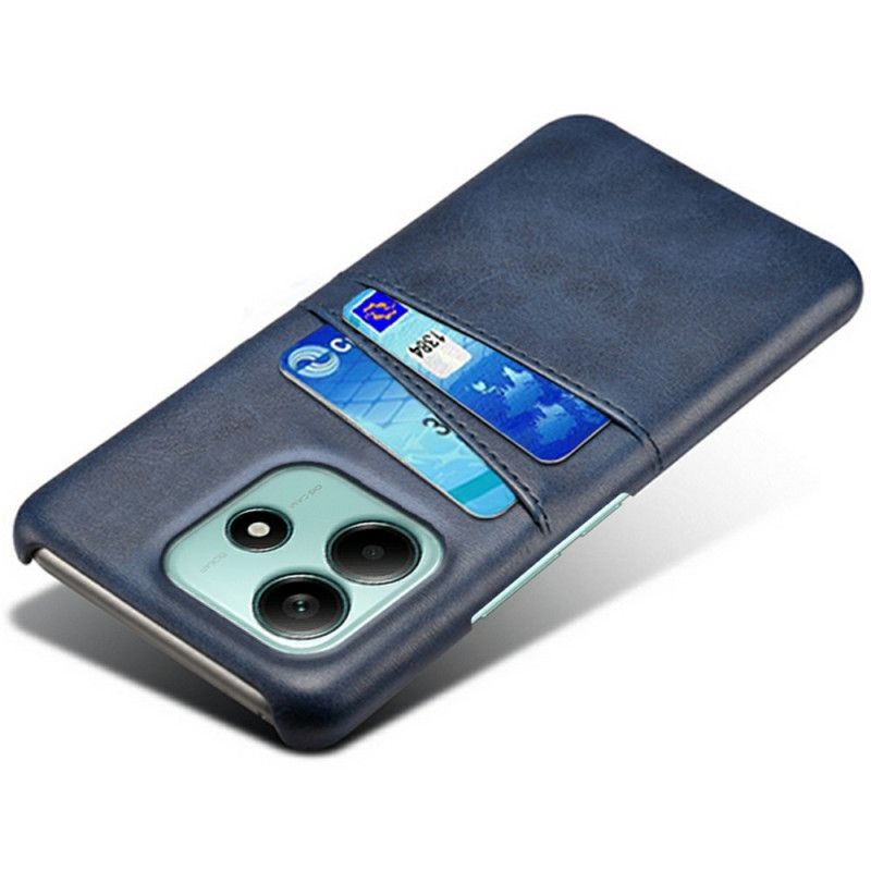 Cover Xiaomi Redmi Note 14 5g Kortholder Med Lædereffekt